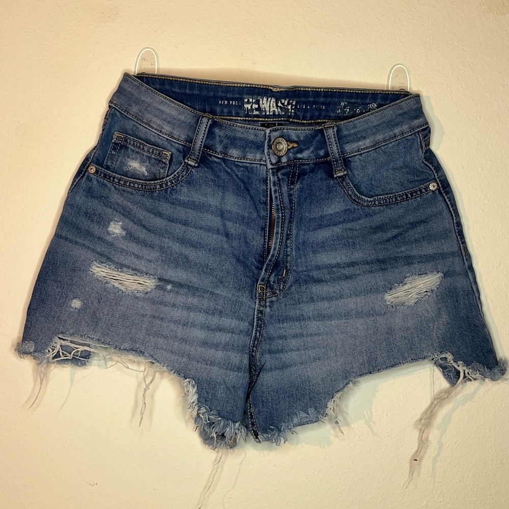 Denim shorts